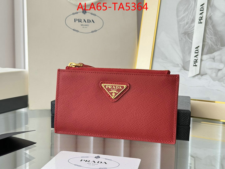 Prada Bags(TOP)-Wallet designer fake ID: TA5364 $: 65USD,