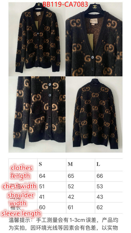 Clothing-Gucci best ID: CA7083 $: 119USD