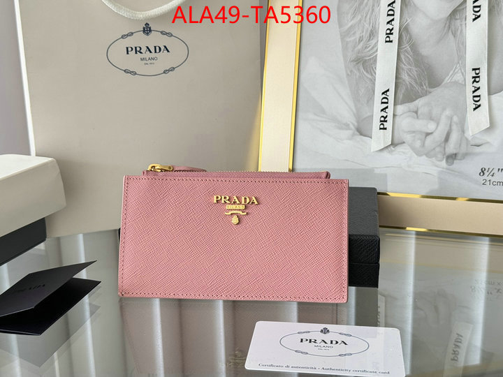 Prada Bags(TOP)-Wallet are you looking for ID: TA5360 $: 49USD,