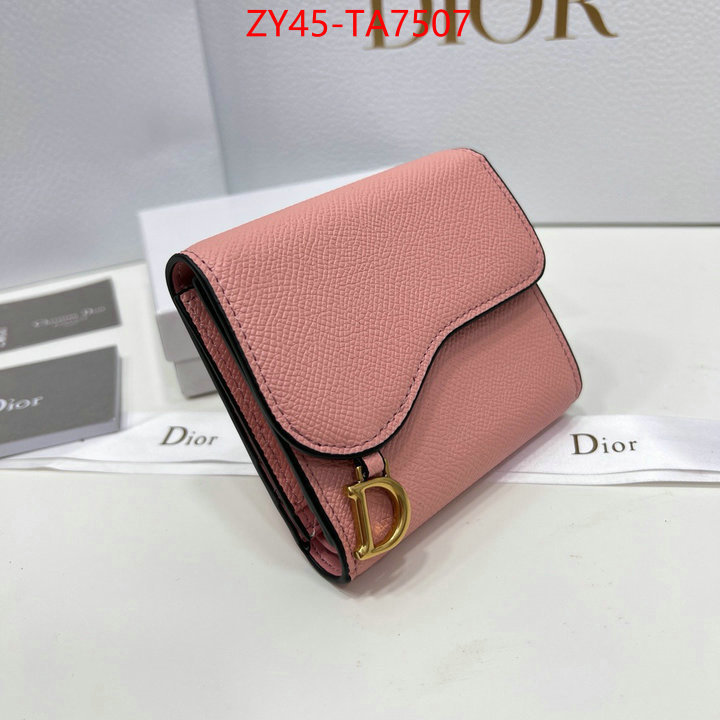 Dior Bags(4A)-Wallet- is it illegal to buy dupe ID: TA7507 $: 45USD,