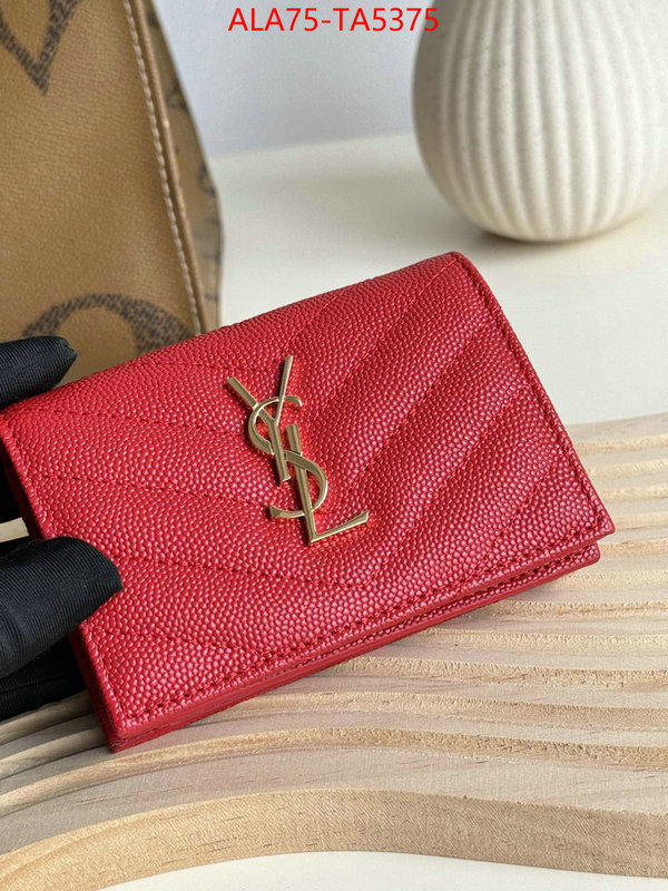 YSL Bags(TOP)-Wallet- replicas buy special ID: TA5375 $: 75USD,