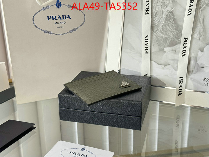 Prada Bags(TOP)-Wallet how to buy replcia ID: TA5352 $:49USD,