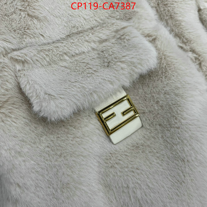 Clothing-Fendi aaaaa class replica ID: CA7387 $: 119USD