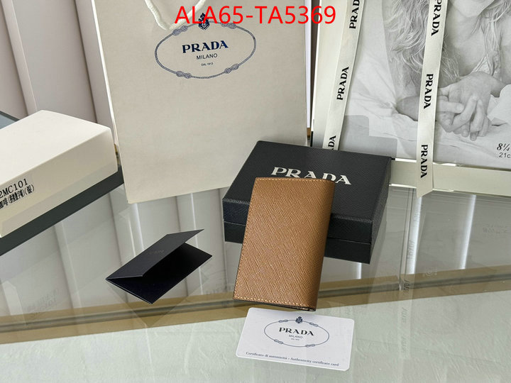 Prada Bags(TOP)-Wallet 2024 aaaaa replica customize ID: TA5369 $: 65USD,