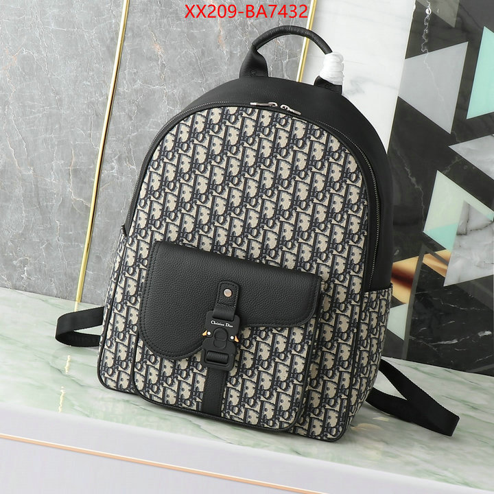 Dior Bags(TOP)-Backpack- online store ID: BA7432 $: 209USD,