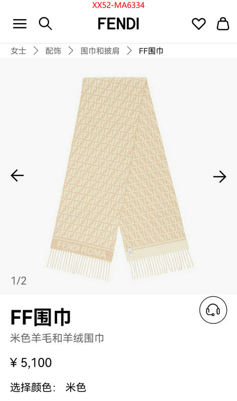 Scarf-Fendi what's best ID: MA6334 $: 52USD