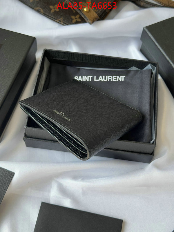 YSL Bags(TOP)-Wallet- top fake designer ID: TA6653 $: 85USD,