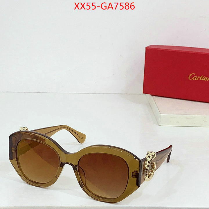 Glasses-Cartier fake designer ID: GA7586 $: 55USD