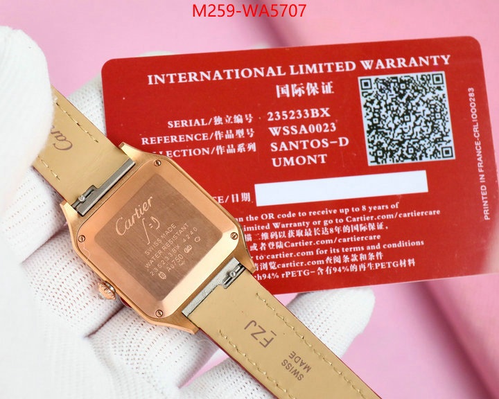 Watch(TOP)-Cartier replica aaaaa+ designer ID: WA5707 $: 259USD