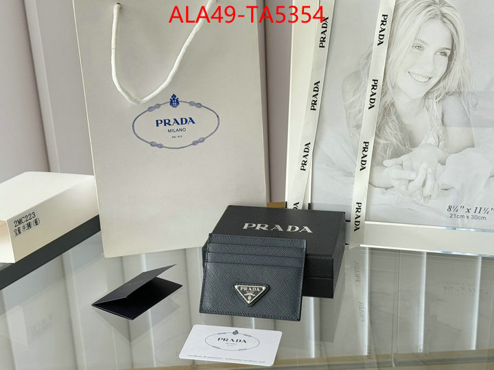 Prada Bags(TOP)-Wallet where to buy the best replica ID: TA5354 $: 49USD,