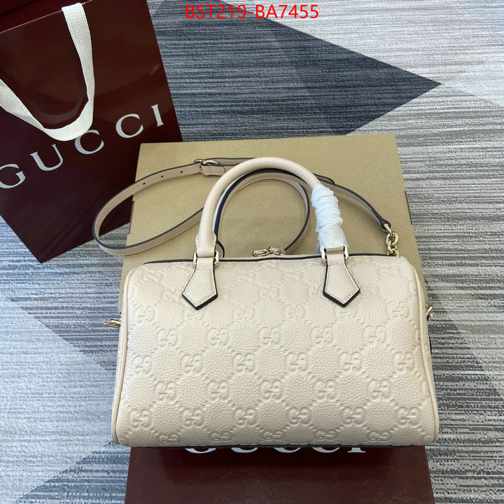 Gucci Bags(TOP)-Handbag- high quality replica ID: BA7455 $: 219USD,