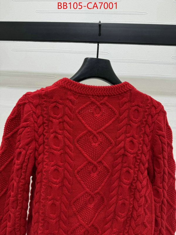 Clothing-Chanel designer high replica ID: CA7001 $: 105USD