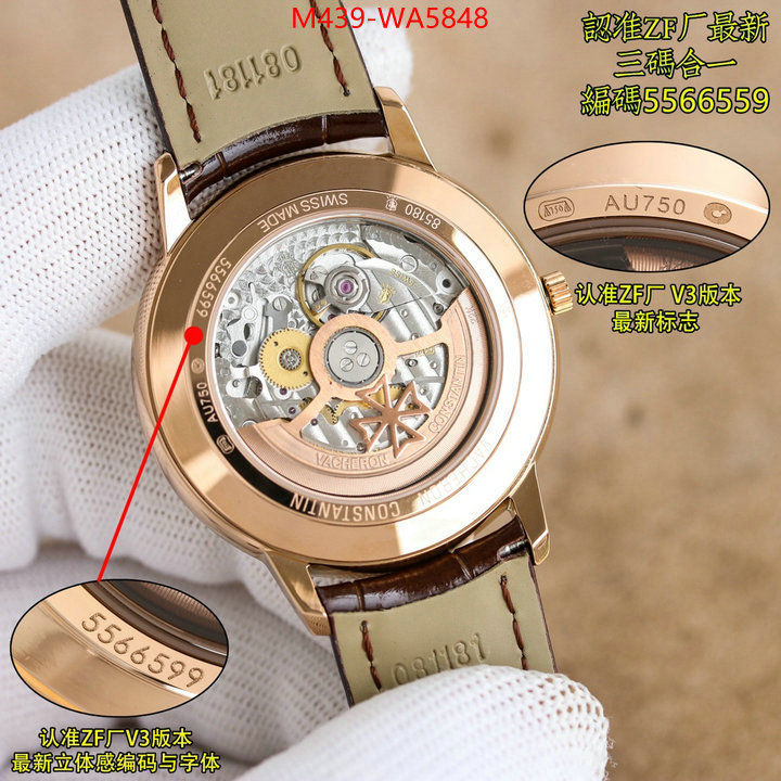 Watch(TOP)-Vacheron Constantin designer wholesale replica ID: WA5848 $: 439USD