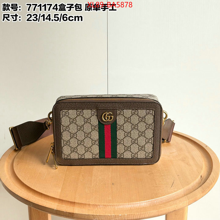 Gucci Bags(4A)-Crossbody- for sale online ID: BA5878 $: 89USD,