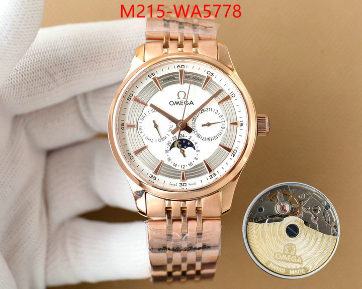 Watch(TOP)-Omega how to buy replcia ID: WA5778 $: 215USD