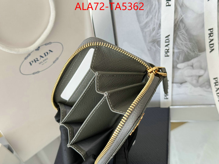 Prada Bags(TOP)-Wallet 2024 luxury replicas ID: TA5362 $: 72USD,