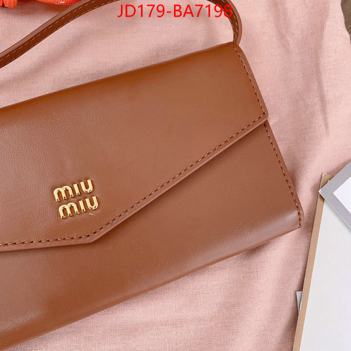 Miu Miu Bags(TOP)-Crossbody- high quality perfect ID: BA7198 $: 179USD,