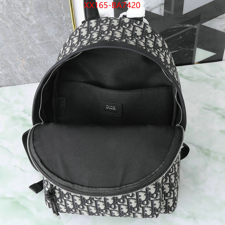 Dior Bags(TOP)-Backpack- buy 2024 replica ID: BA7420 $: 165USD,