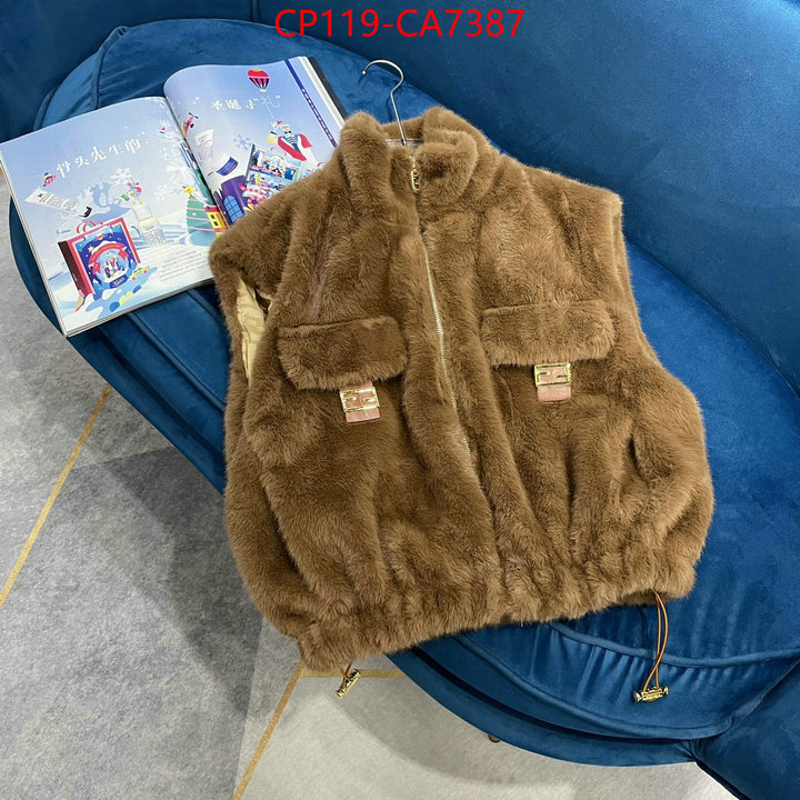 Clothing-Fendi aaaaa class replica ID: CA7387 $: 119USD