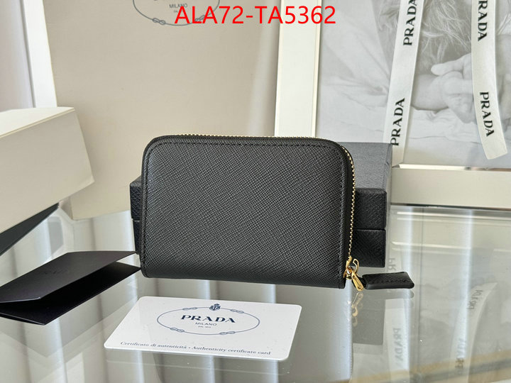 Prada Bags(TOP)-Wallet 2024 luxury replicas ID: TA5362 $: 72USD,