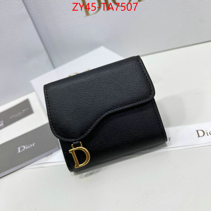 Dior Bags(4A)-Wallet- is it illegal to buy dupe ID: TA7507 $: 45USD,