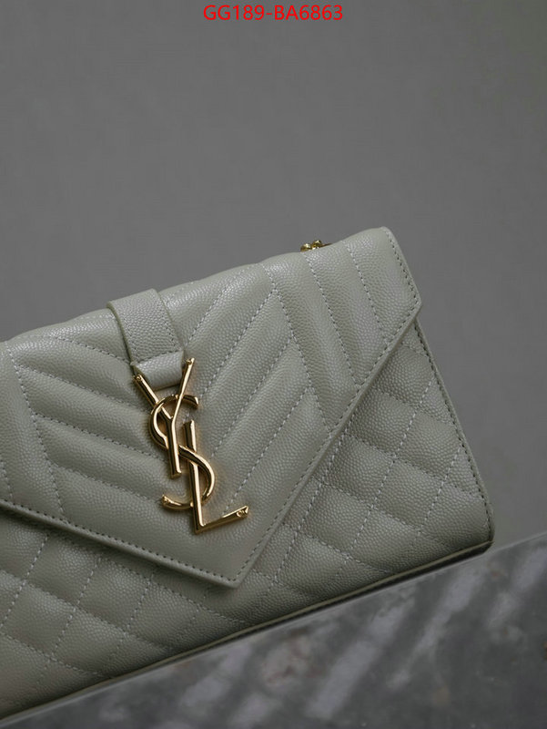 YSL Bags(TOP)-Envelope Series how to find replica shop ID: BA6863 $: 189USD,