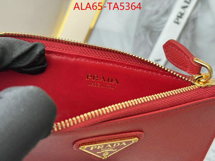 Prada Bags(TOP)-Wallet designer fake ID: TA5364 $: 65USD,