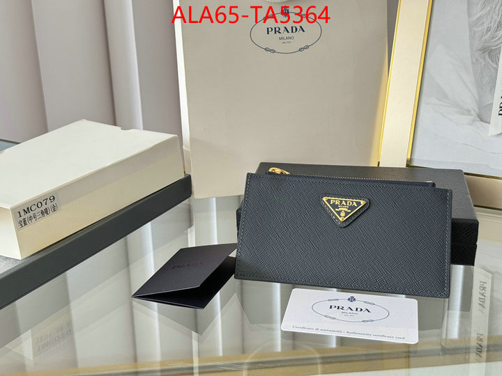 Prada Bags(TOP)-Wallet designer fake ID: TA5364 $: 65USD,