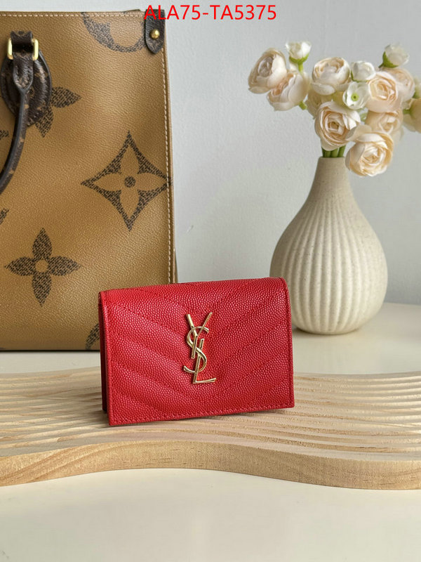 YSL Bags(TOP)-Wallet- replicas buy special ID: TA5375 $: 75USD,