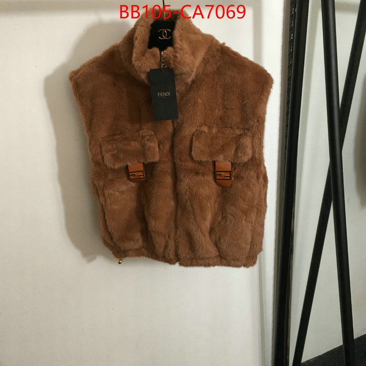 Clothing-Fendi best luxury replica ID: CA7069 $: 105USD