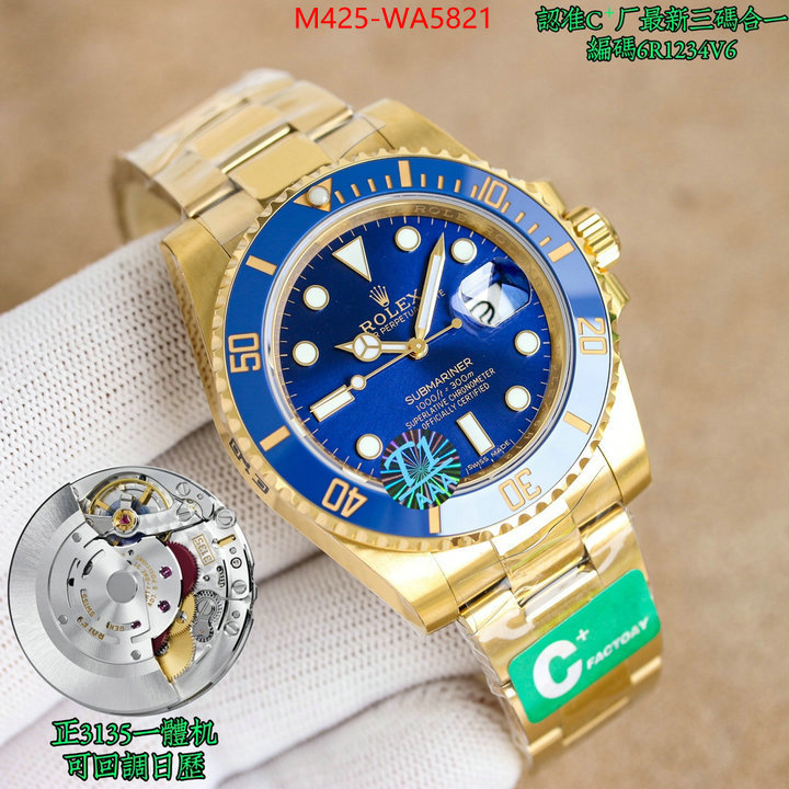 Watch(TOP)-Rolex replica designer ID: WA5821 $: 425USD