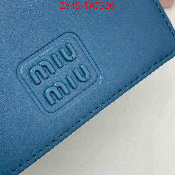 Miu Miu Bags(4A)-Wallet best replica 1:1 ID: TA7520 $: 45USD,