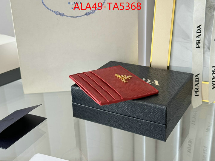 Prada Bags(TOP)-Wallet high quality replica ID: TA5368 $: 49USD,