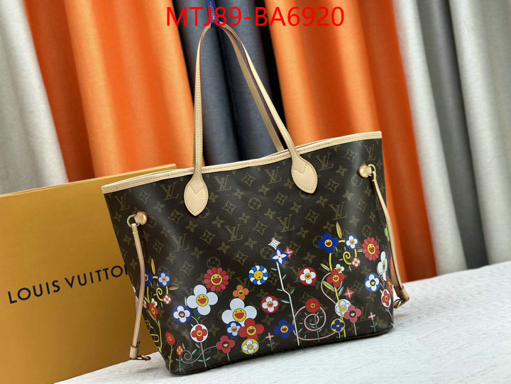 LV Bags(4A)-Neverfull- best quality fake ID: BA6920 $: 89USD,