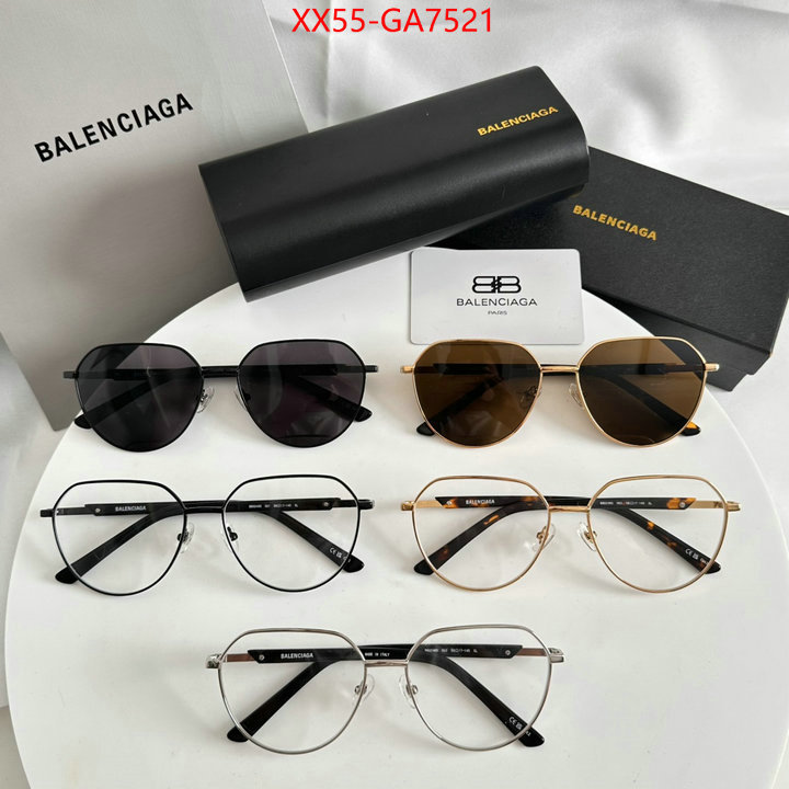 Glasses-Balenciaga we provide top cheap aaaaa ID: GA7521 $: 55USD