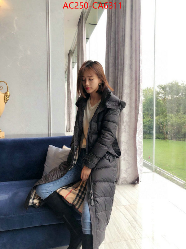 Down jacket Women-Burberry outlet 1:1 replica ID: CA6311 $: 250USD