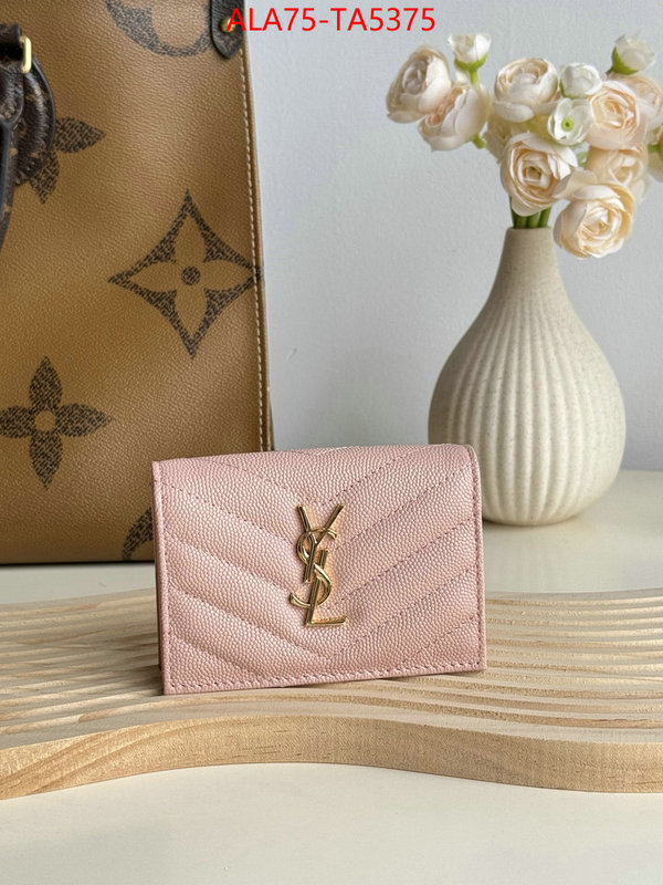 YSL Bags(TOP)-Wallet- replicas buy special ID: TA5375 $: 75USD,