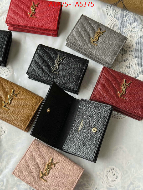 YSL Bags(TOP)-Wallet- replicas buy special ID: TA5375 $: 75USD,