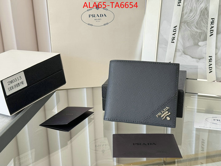 Prada Bags(TOP)-Wallet best luxury replica ID: TA6654 $: 65USD,