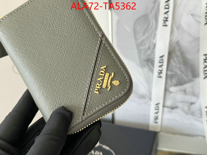 Prada Bags(TOP)-Wallet 2024 luxury replicas ID: TA5362 $: 72USD,