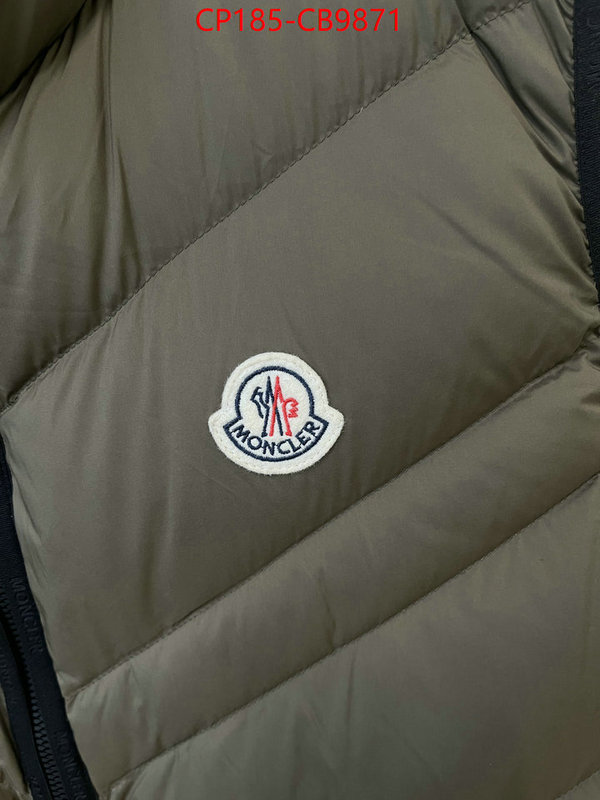 Down jacket Men-Moncler what best replica sellers ID: CB9871 $: 185USD