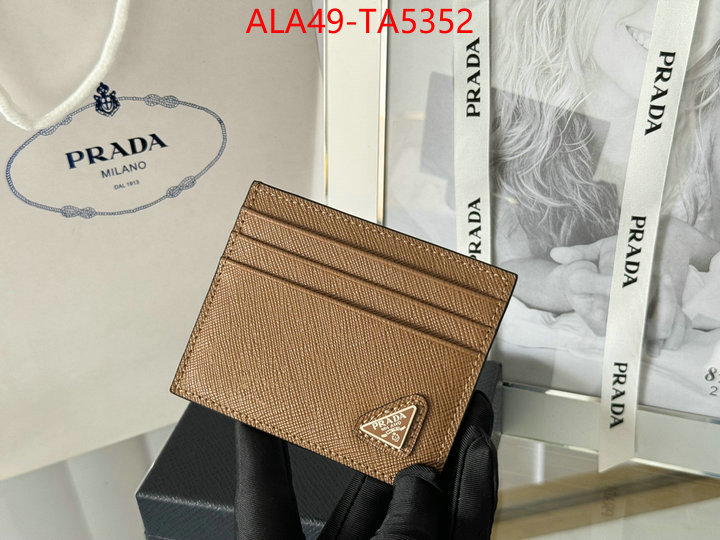 Prada Bags(TOP)-Wallet how to buy replcia ID: TA5352 $:49USD,