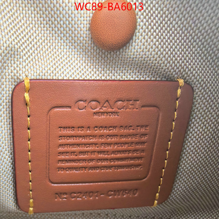 Coach Bags(4A)-Crossbody- high quality replica designer ID: BA6013 $: 89USD,