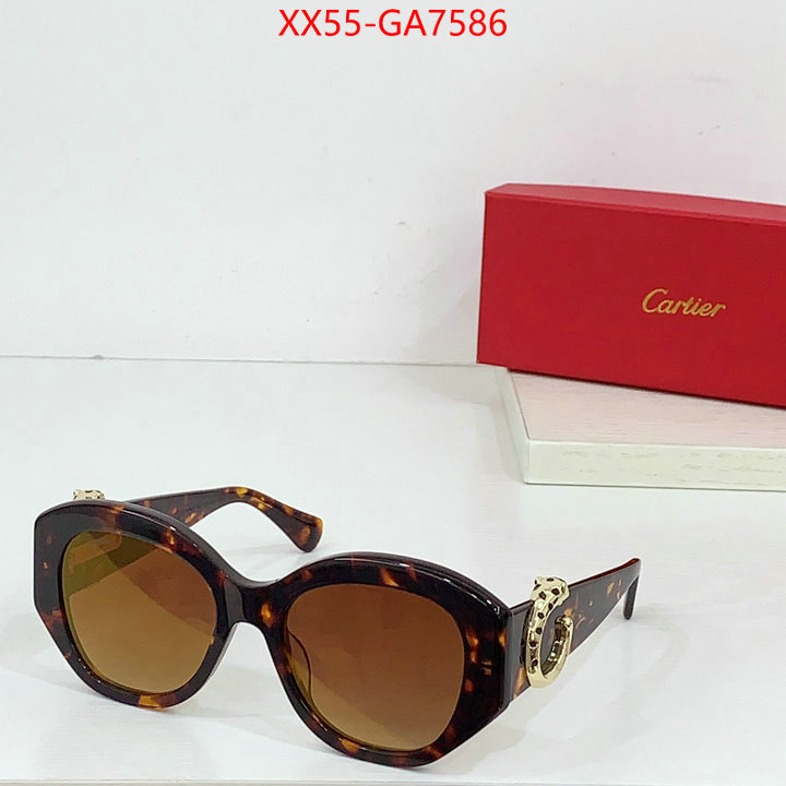 Glasses-Cartier fake designer ID: GA7586 $: 55USD