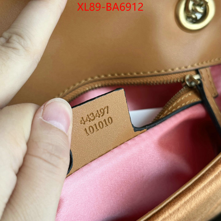 Gucci Bags(4A)-Marmont high quality replica designer ID: BA6912 $: 89USD,