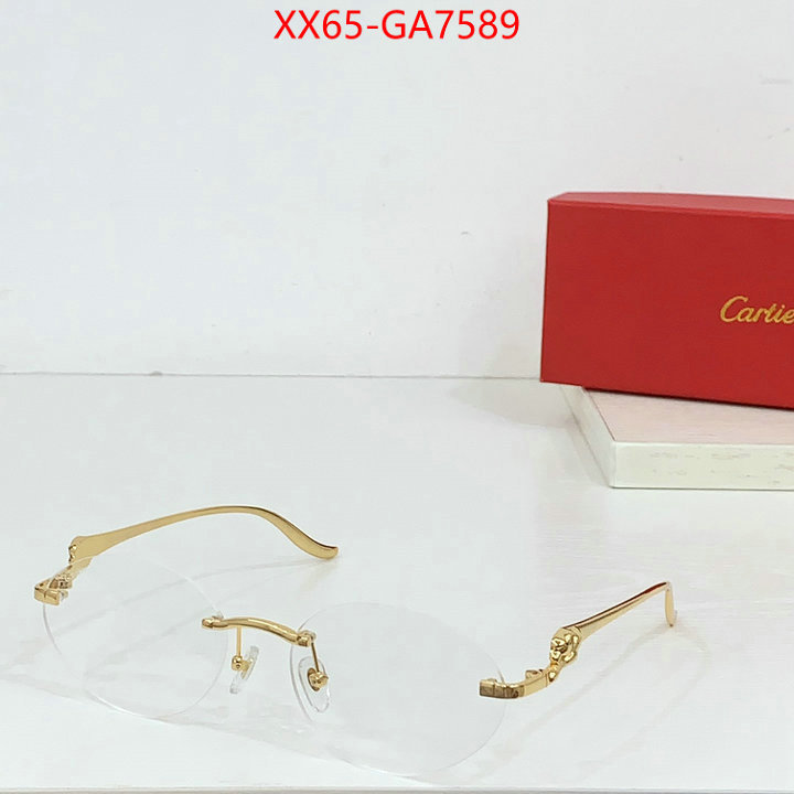 Glasses-Cartier best knockoff ID: GA7589 $: 65USD