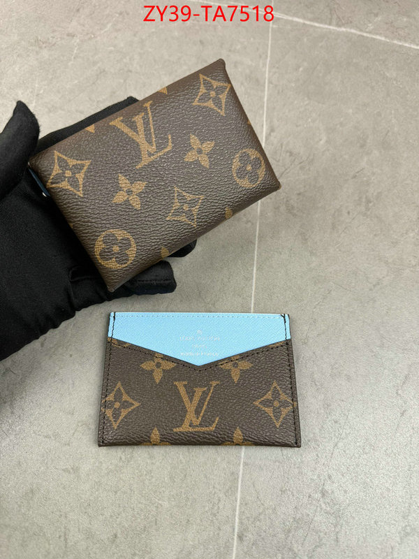 LV Bags(4A)-Wallet mirror copy luxury ID: TA7518 $: 39USD,