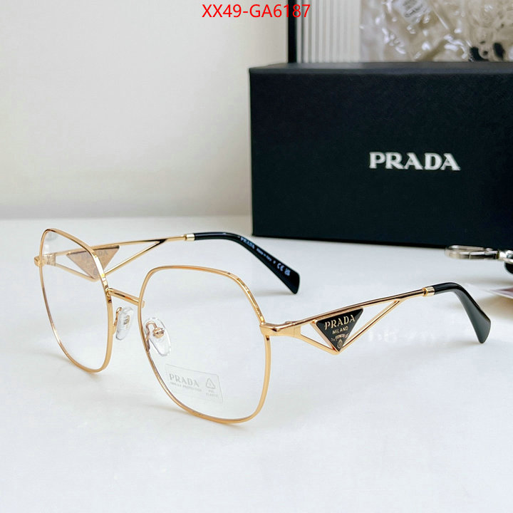 Glasses-Prada replica every designer ID: GA6187 $: 49USD