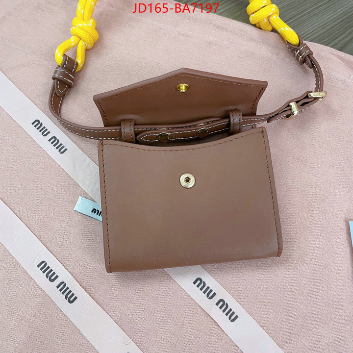 Miu Miu Bags(TOP)-Crossbody- where can i buy the best quality ID: BA7197 $: 165USD,