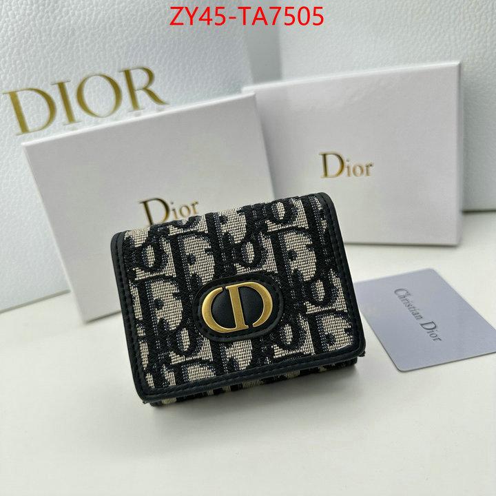 Dior Bags(4A)-Wallet- wholesale ID: TA7505 $: 45USD,